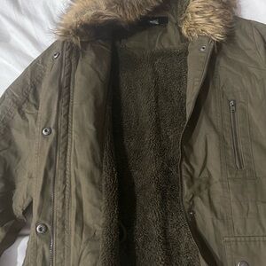 Forever 21 Olive Green Military Jacket